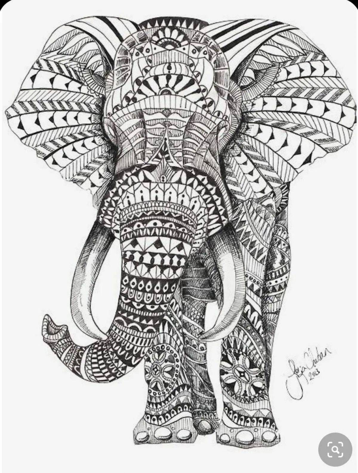 Антистресс слон #8