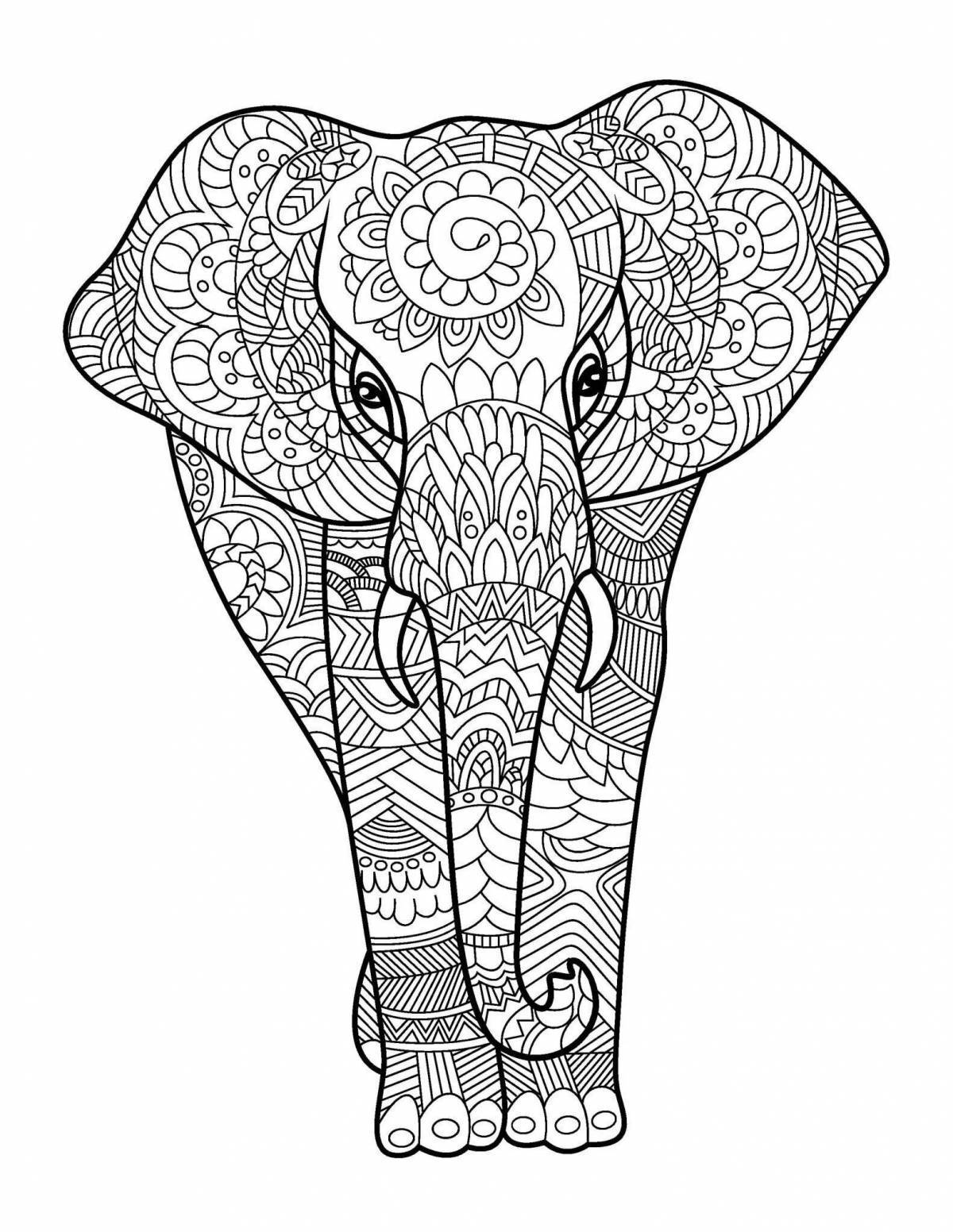 Антистресс слон #12