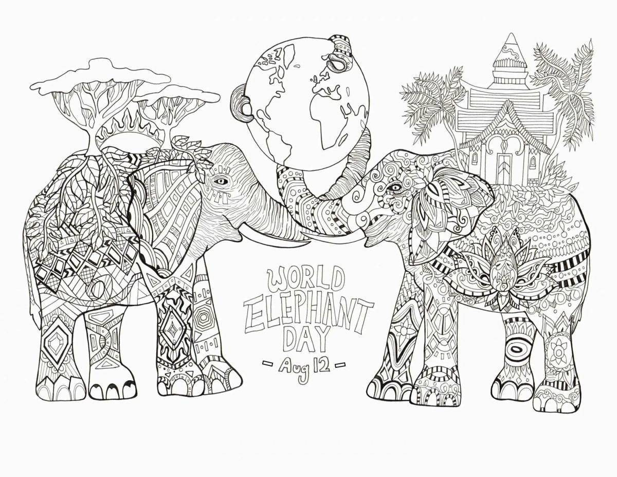 Антистресс слон #27
