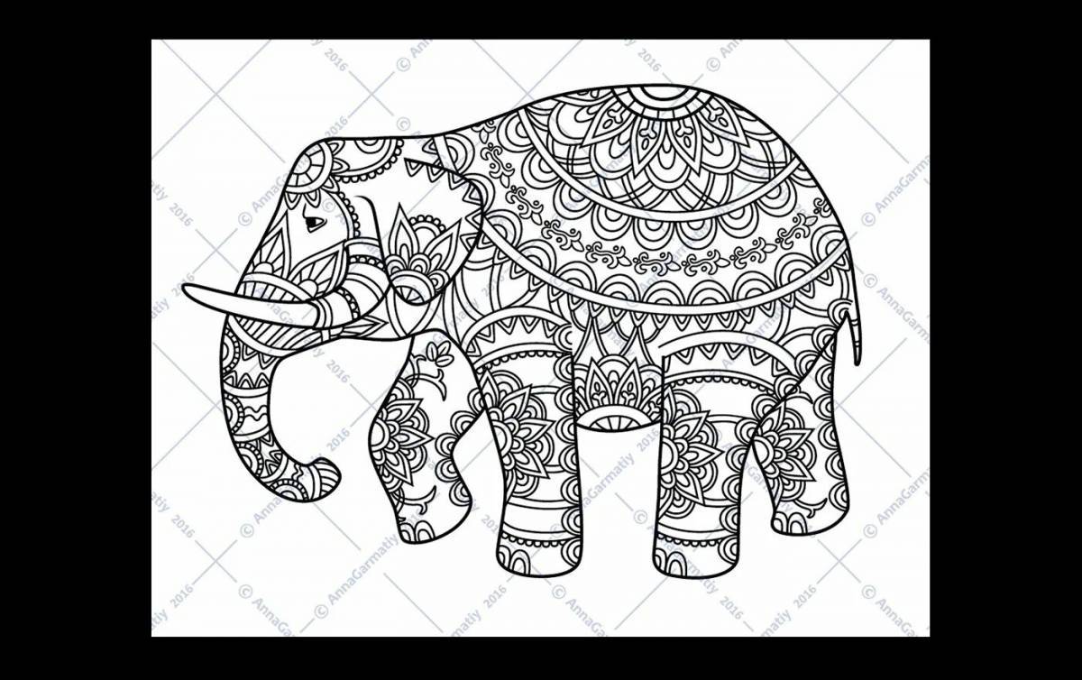 Антистресс слон #38