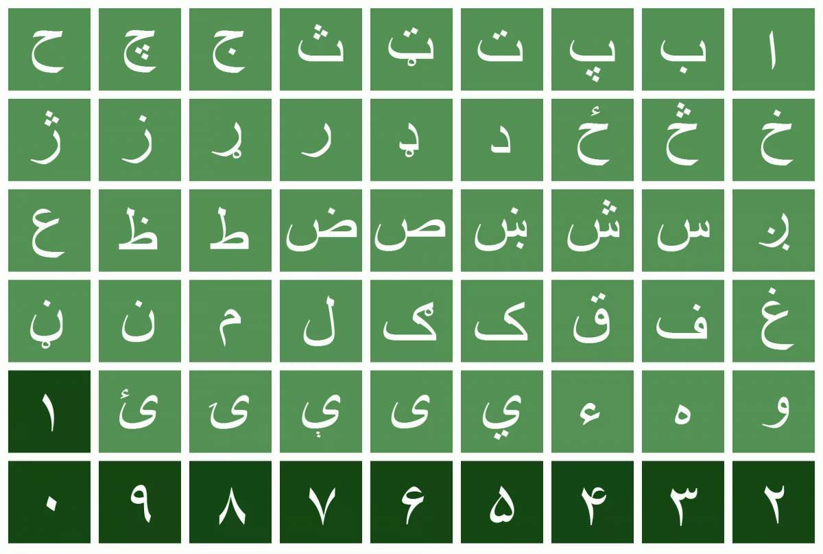 Арабский алфавит #19