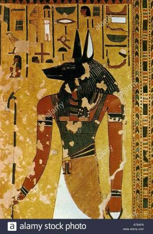 Раскраска анубис бог древнего египта #3 #206337