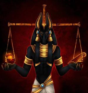 Раскраска анубис бог древнего египта #5 #206339