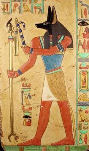 Раскраска анубис бог древнего египта #6 #206340