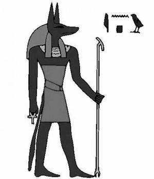 Раскраска анубис бог древнего египта #10 #206344