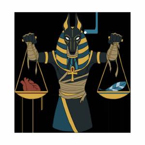 Раскраска анубис бог древнего египта #11 #206345