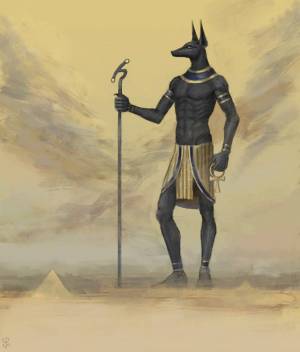 Раскраска анубис бог древнего египта #14 #206348
