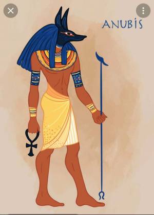 Раскраска анубис бог древнего египта #16 #206350