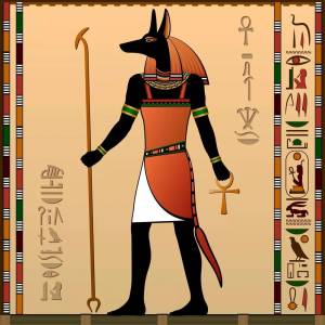 Раскраска анубис бог древнего египта #34 #206368