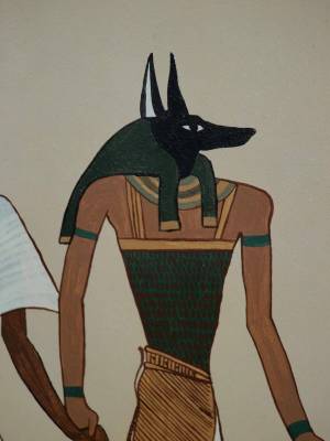 Раскраска анубис бог древнего египта #37 #206371