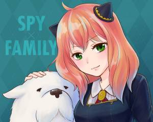 Раскраска аня из аниме семья шпионов #24 #206475