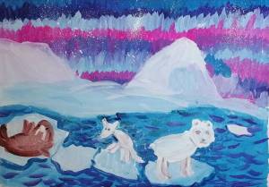 Раскраска арктика для детей #7 #207186