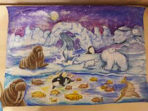 Раскраска арктика для детей #12 #207191