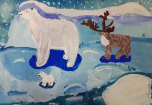 Раскраска арктика для детей #36 #207215