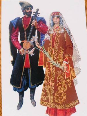 Раскраска армянский костюм национальный #1 #207360