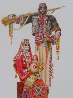 Раскраска армянский костюм национальный #3 #207362