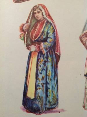 Раскраска армянский костюм национальный #11 #207370