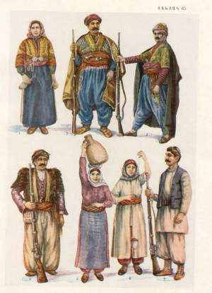Раскраска армянский костюм национальный #12 #207371