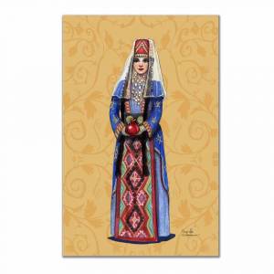 Раскраска армянский костюм национальный #18 #207377