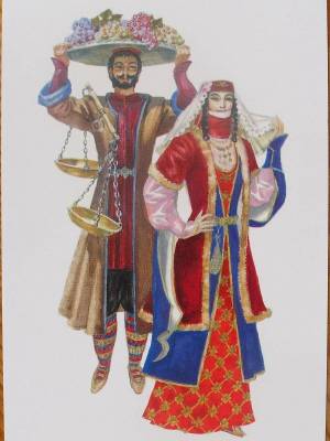 Раскраска армянский костюм национальный #24 #207383