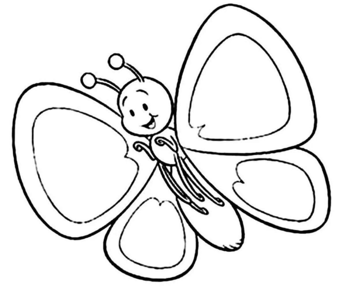 Бабочка для детей 2 3 лет #28