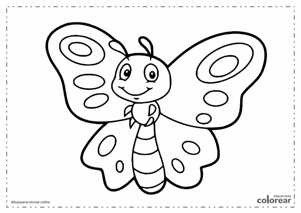 Бабочка для детей 2 3 лет #31