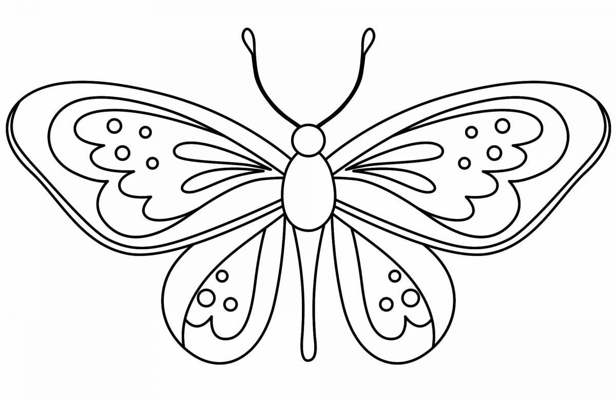 Бабочка для детей 2 3 лет #38