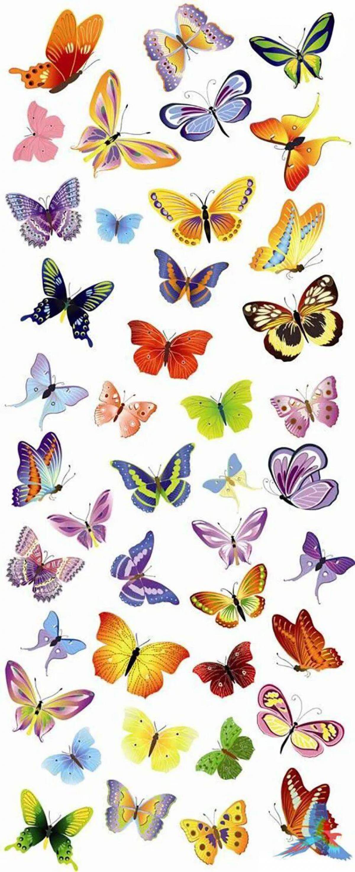Бабочки маленькие #9