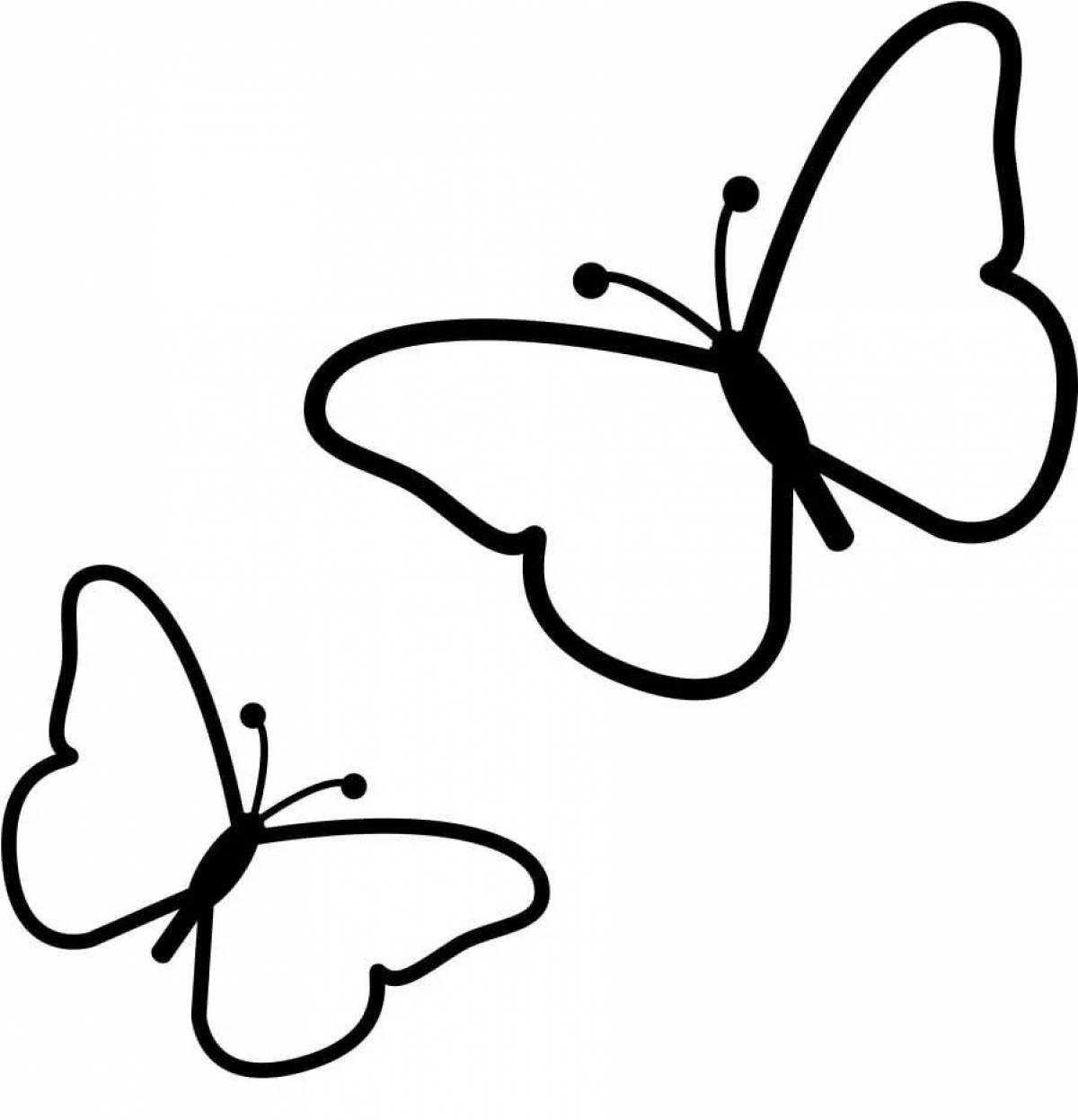 Раскраски Бабочки. + раскрасок Бабочки