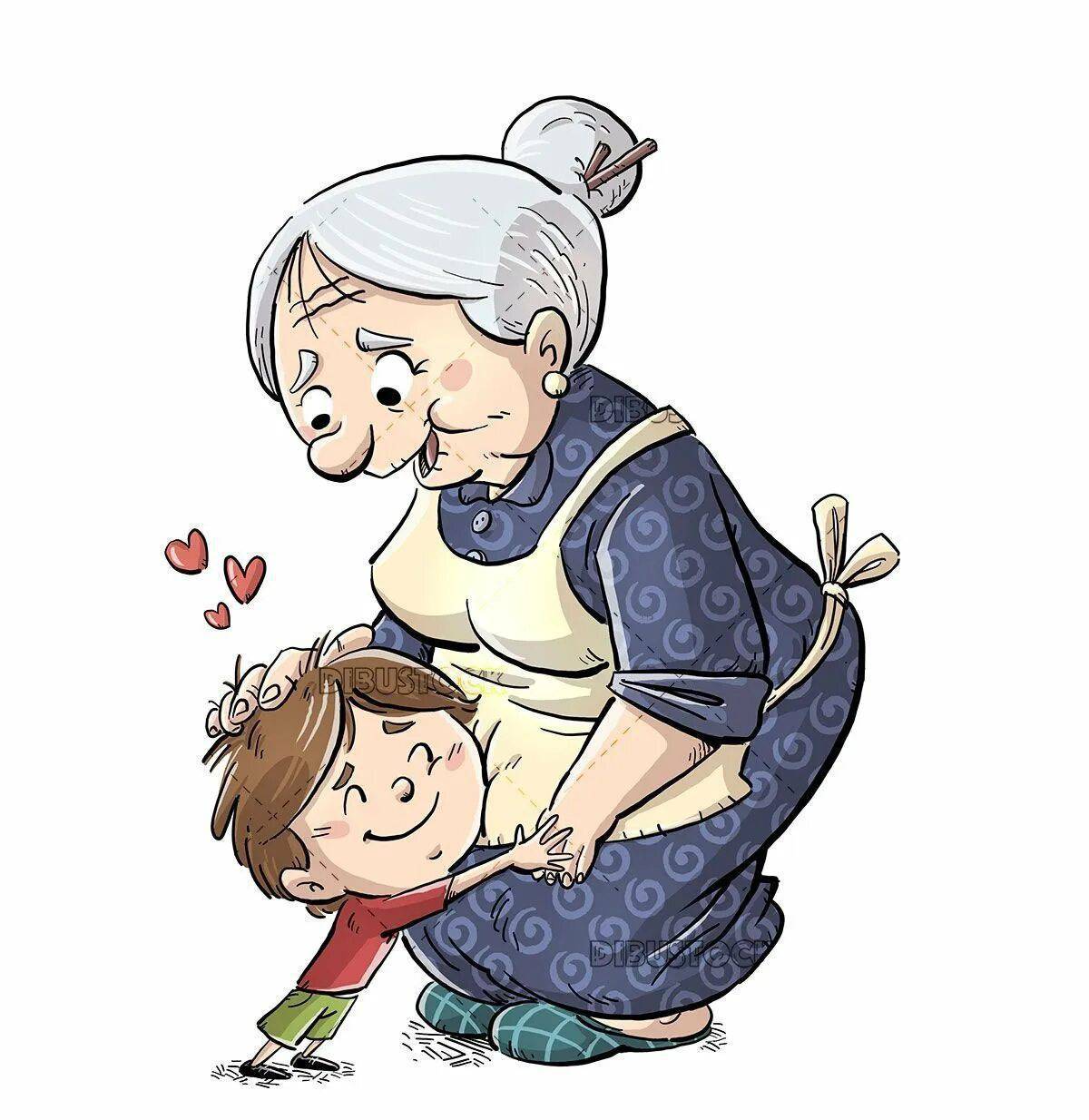 Бабушка и внучка #2