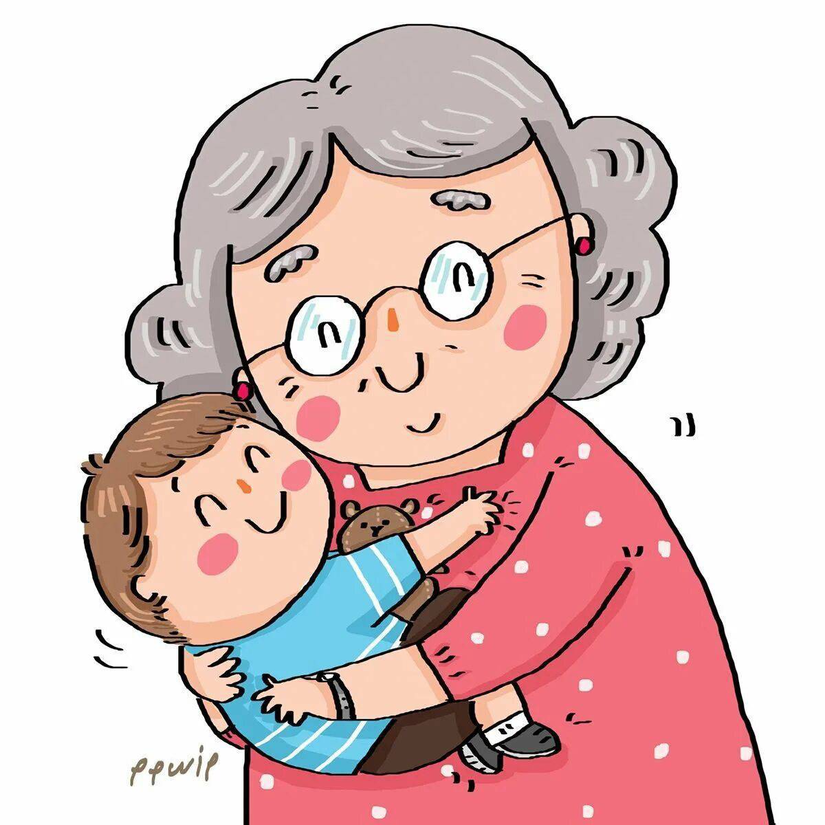 Бабушка и внучка #7