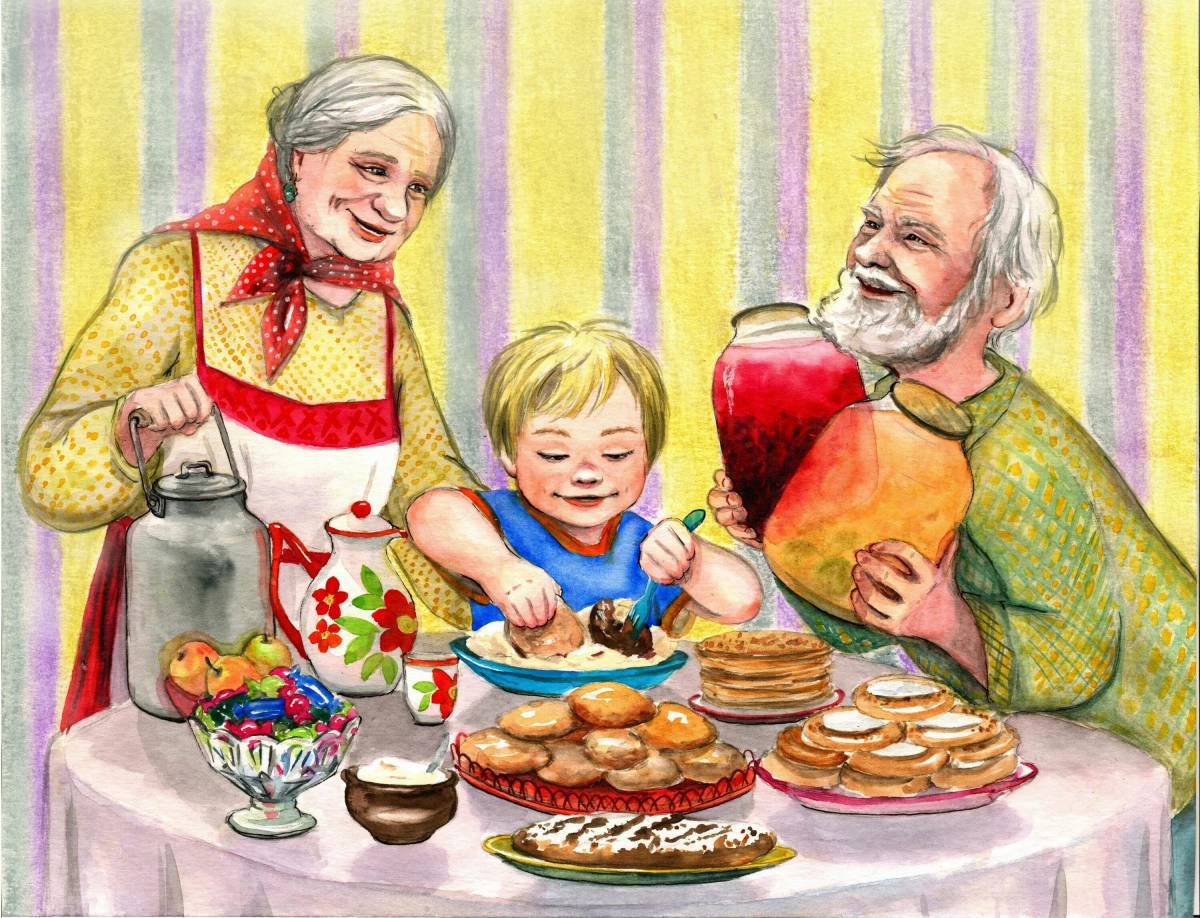 Бабушка и дедушка для детей #31