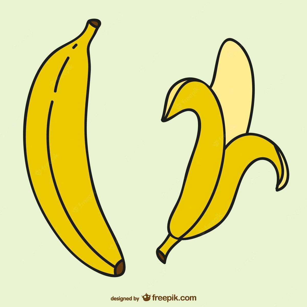 Банан для детей 2 3 лет #25
