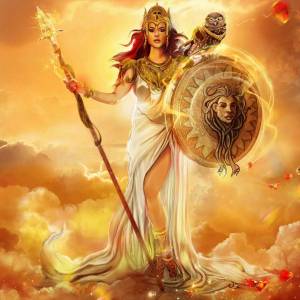 Раскраска афина богиня #1 #208404
