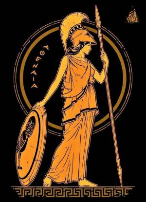 Раскраска афина богиня #3 #208406