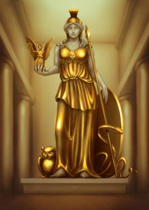 Раскраска афина богиня #9 #208412