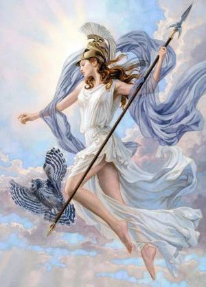 Раскраска афина богиня #17 #208420
