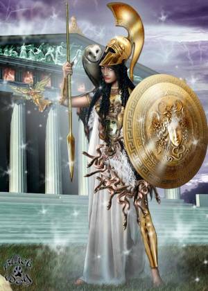 Раскраска афина богиня #20 #208423