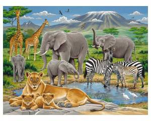 Раскраска африка для детей #8 #208466