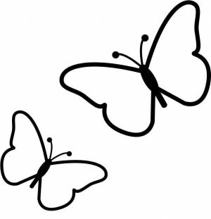 Раскраска бабочки маленькие #37 #209496