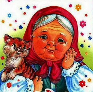 Раскраска бабушка для детей #36 #209674