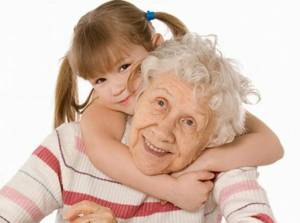 Раскраска бабушка и внучка #25 #209699