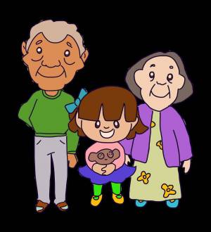 Раскраска бабушка и дедушка для детей #4 #209717