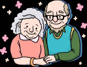 Раскраска бабушка и дедушка для детей #7 #209720
