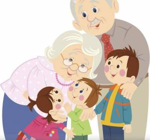 Раскраска бабушка и дедушка для детей #9 #209722