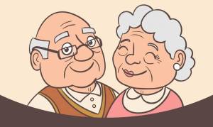 Раскраска бабушка и дедушка для детей #34 #209747