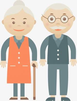 Раскраска бабушка и дедушка для детей #36 #209749