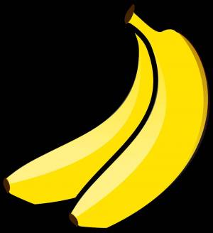 Раскраска банан для детей 2 3 лет #16 #210869