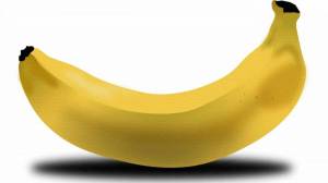Раскраска банан для детей 2 3 лет #17 #210870