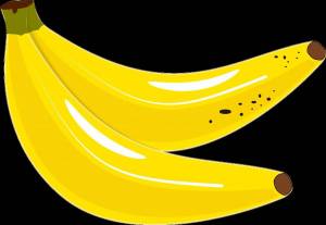 Раскраска банан для детей 2 3 лет #19 #210872
